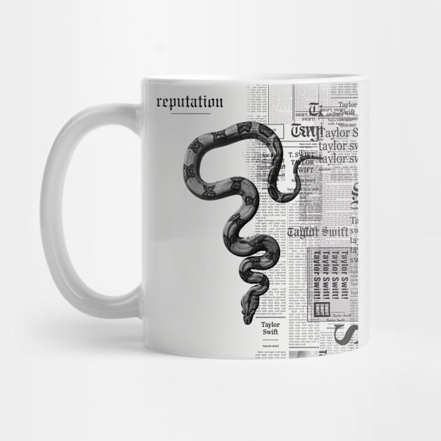 reputation taylor swift snake by Venus Print